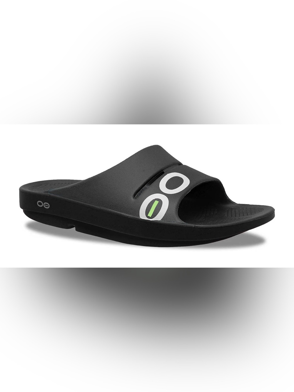 Oofos UNISEX OOAHH SPORT SANDALS M 13 W 15 black slides comfort waterproof